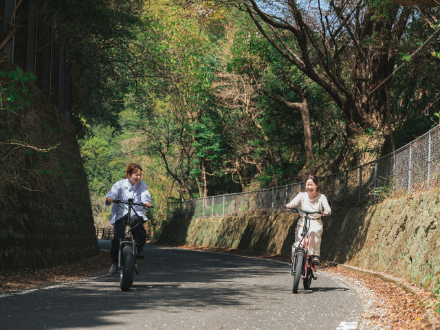 電動アシスト自転車『MATE』でサイクリング。_RIDE+A