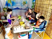 今帰仁古民家シーサー絵付け体験 フクギ家の写真4