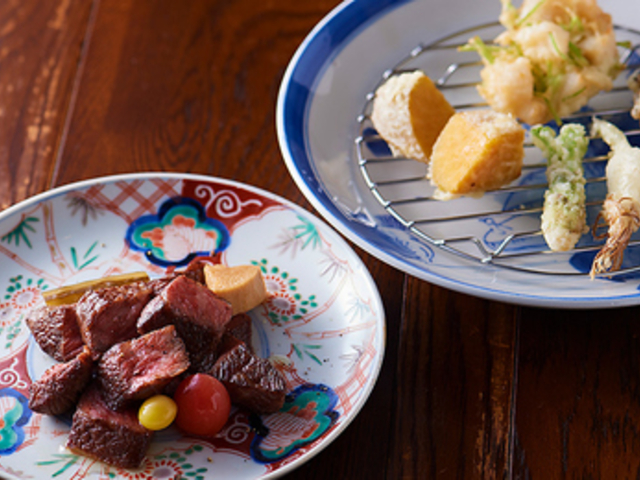 ステーキ 天ぷら 一心の写真1