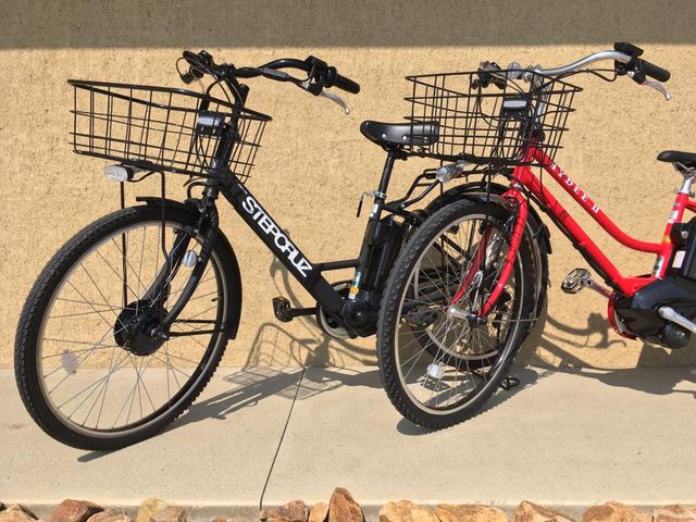 電動アシスト付き自転車の貸出も行っております。_道の駅ましこ