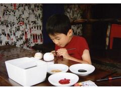 招き猫絵付け体験の写真1