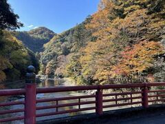 天神峡の紅葉の写真1