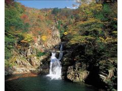 三段峡の紅葉の写真1