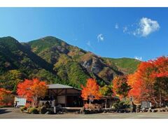 高の瀬峡の紅葉の写真1