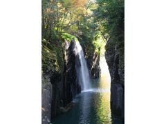 高千穂峡の紅葉の写真1