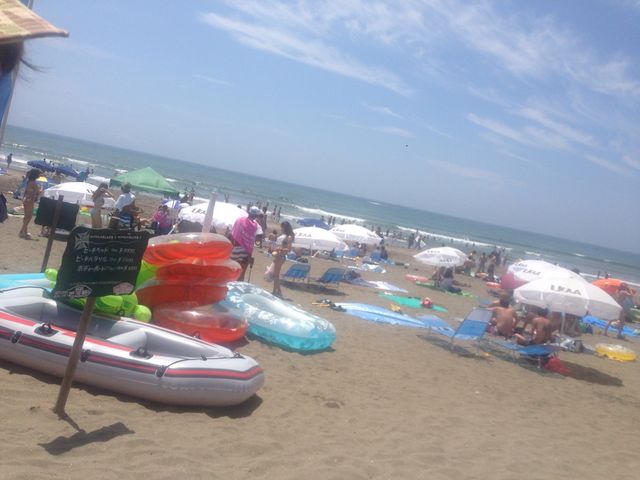 昼頃_由比ガ浜海水浴場