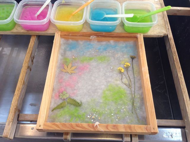 簡単な作業で、思い出に残るいちまいでーす。_白川水源
