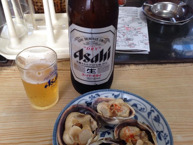 大あさりがプリプリで美味しかった!
_みさきさざえ店
