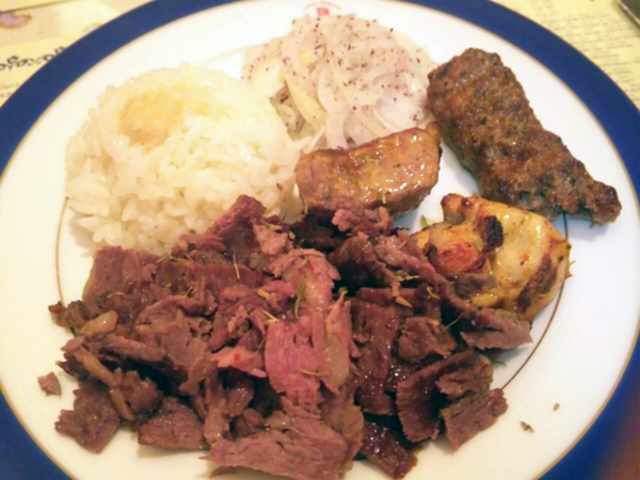 ケバブ盛合せ_トルコ料理 ボスボラスハサン 新宿2丁目