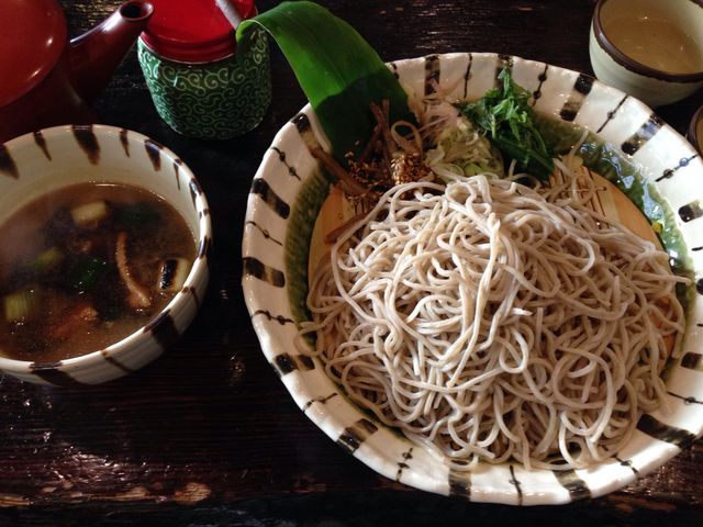 奥久慈しゃものそば。_昔屋