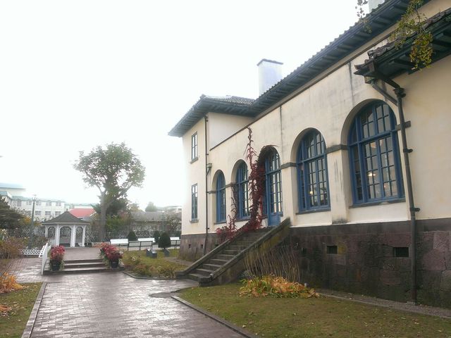 朝9時。しっとりした雰囲気_函館市旧イギリス領事館