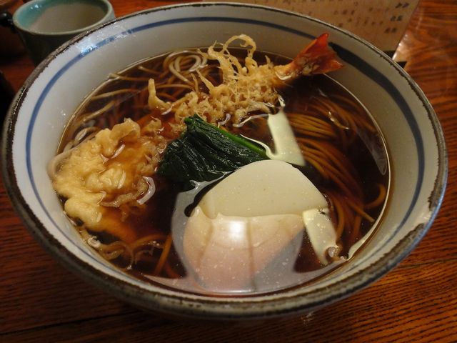 天ぷらそば1240円_山そば