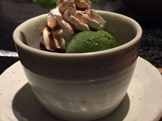抹茶 白玉ミニパフェ_くいもの屋 わん JR奈良駅前店