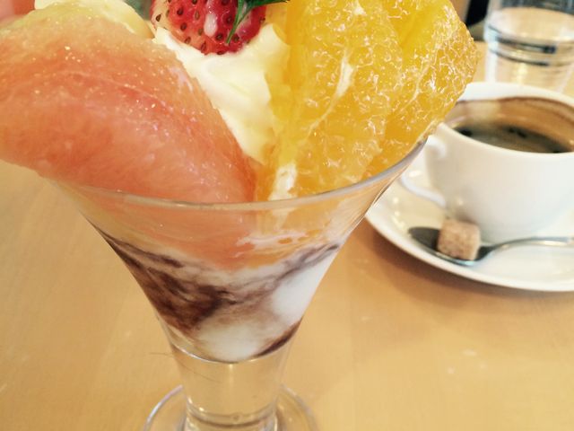 デコポンパフェ。_フルーツ&パーラーおだわら