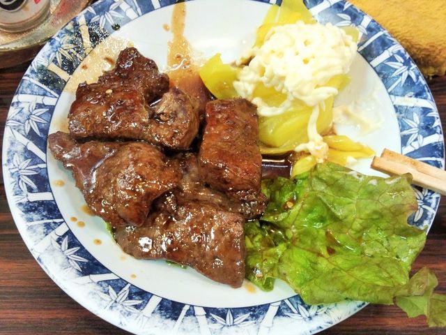 おすすめの牛肝ステーキ_やまと屋 5号店