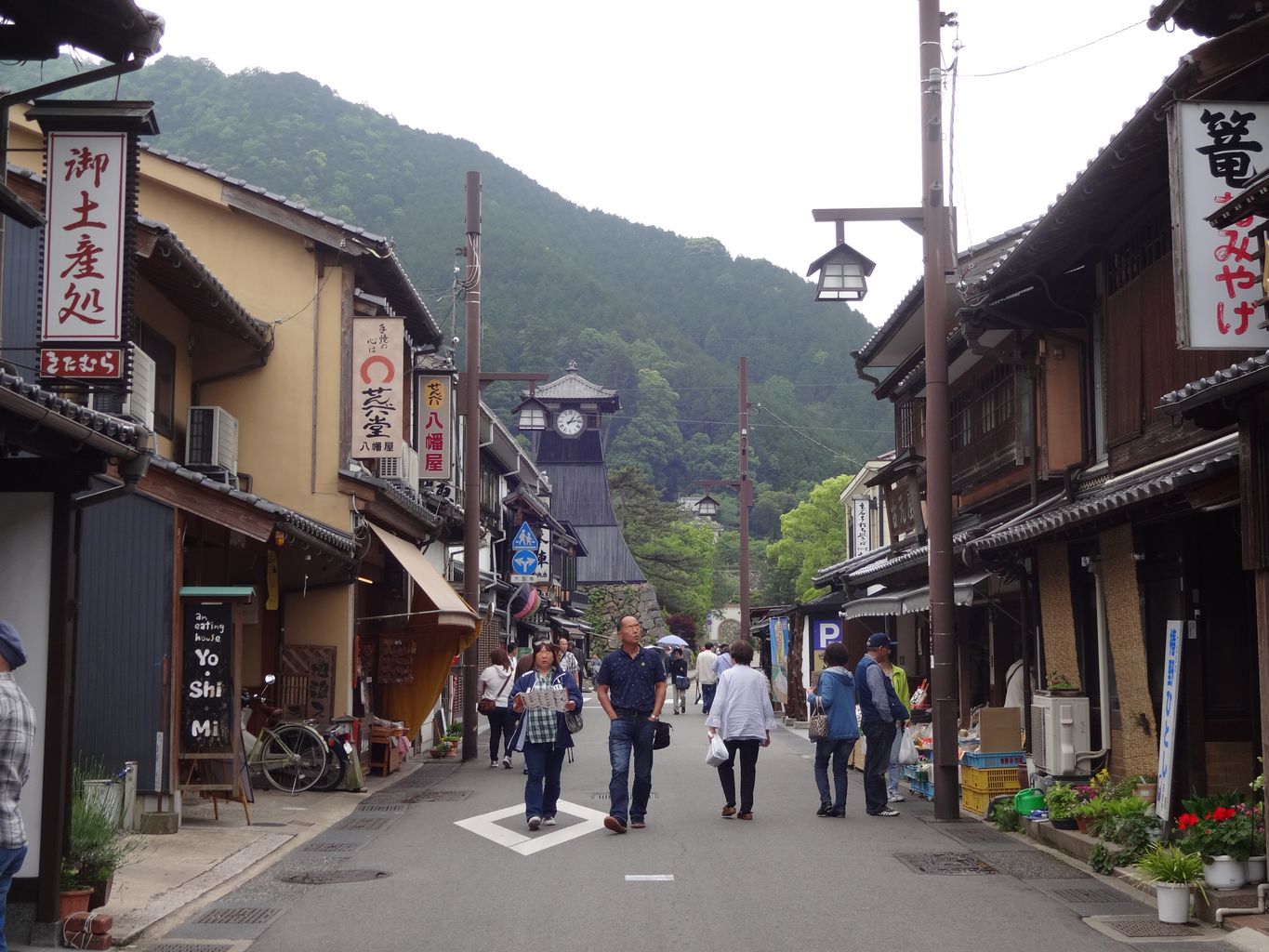 出石城下町のまちなみ