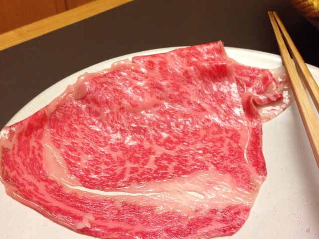 コースの黒毛和牛は1人3枚_木曽路 東大和店