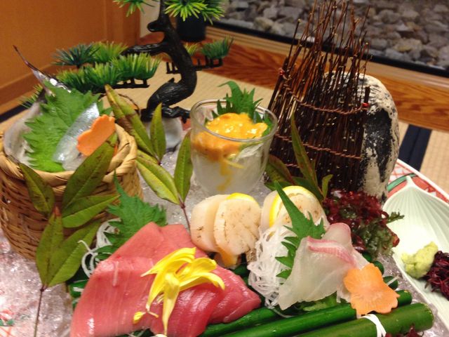 べつで頼んだお刺身盛り合わせ_木曽路 東大和店