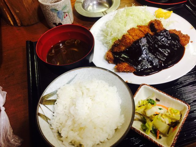 味噌ロースカツ。_とんかつ いし河