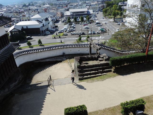櫓門から市街地を望む_臼杵城跡