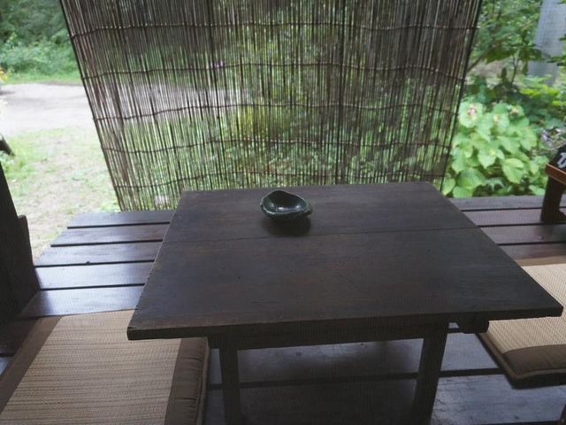 外にもお席が。_夢屋