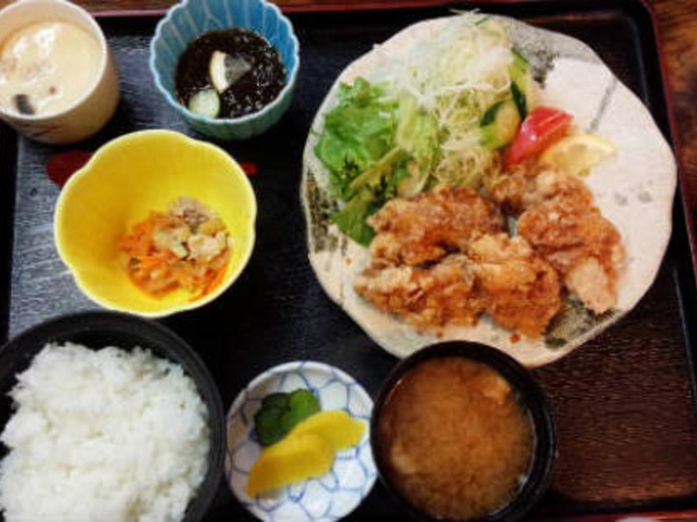 おふくろ 唐揚げ定食_おふくろ