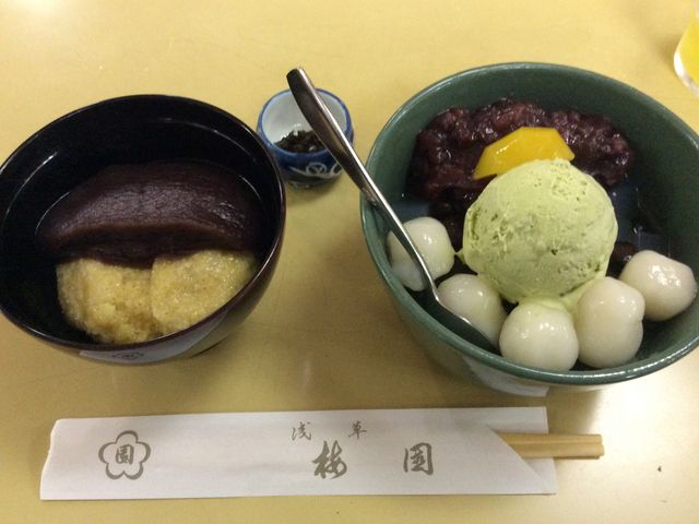 大好きな粟ぜんざい_浅草梅園