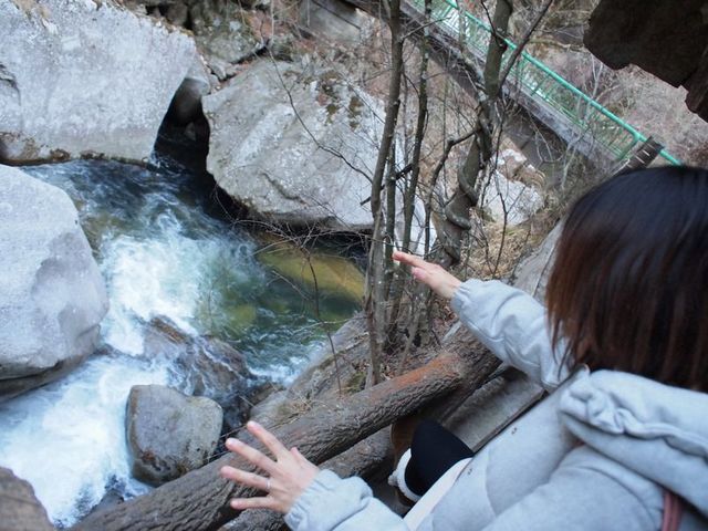 上から眺めると。_仙娥滝