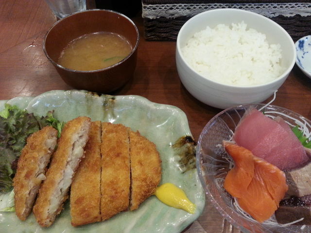 マグロメンチカツ定食_宝水産