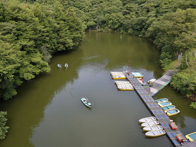笹川湖のボート_道の駅 ふれあいパーク・きみつ きみつふるさと物産館