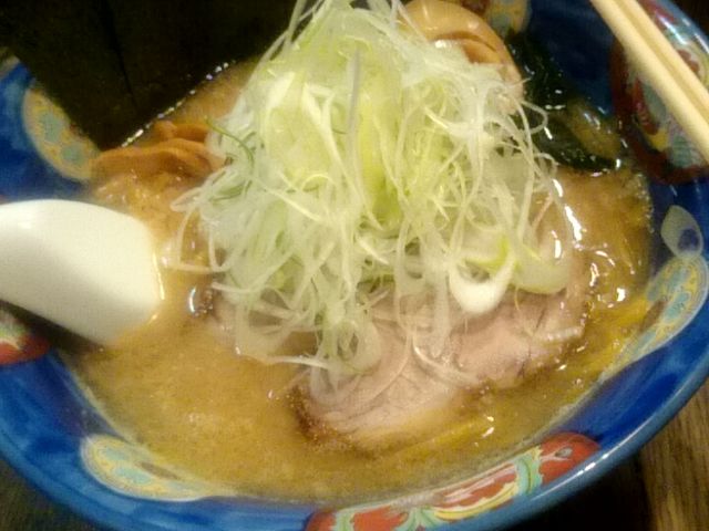 豚骨醤油ねぎまし_らーめん てつや