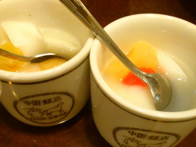 中国飯店の杏仁豆腐_中国飯店
