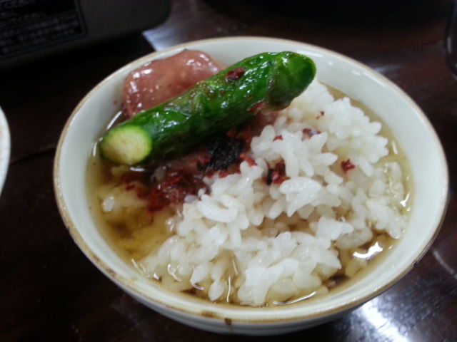 〆は茶漬け_ふくろう亭