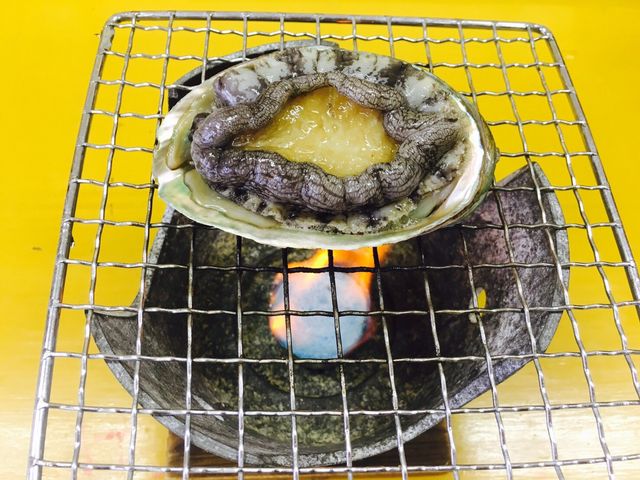 アワビも非常においしかった!_天草イルカパルセンター