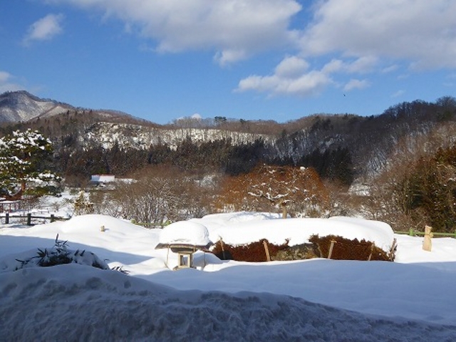 岩手県・矢びつ温泉・瑞泉閣・露天風呂からの景色_美人の湯 山王山温泉 瑞泉郷