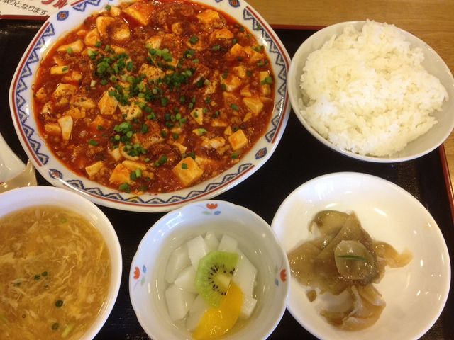 麻婆豆腐定食_玉林酒家