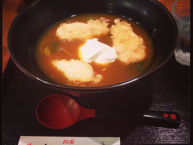 京都のカレーうどん。_味味香