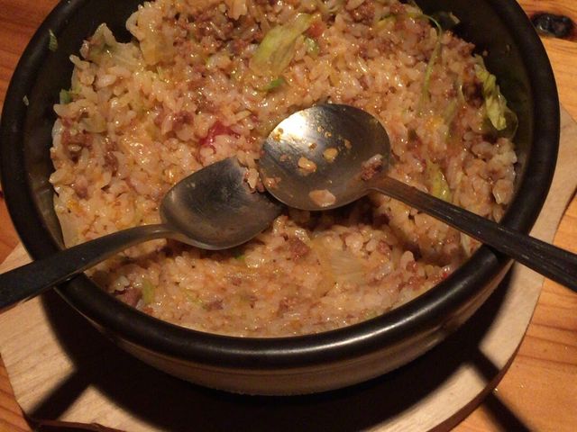 石焼きタコライス絶品です!_杯菜