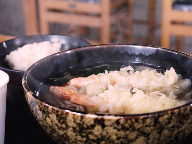 天ぷらそば_JA茨城みずほ里美生産物直売所