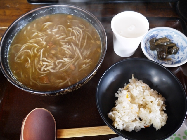 カレーそば。_JA茨城みずほ里美生産物直売所