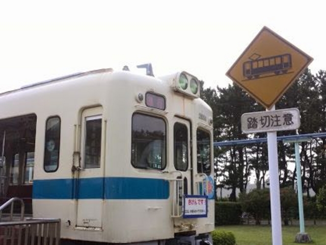 本物の小田急線が鎮座!_神奈川県立辻堂海浜公園