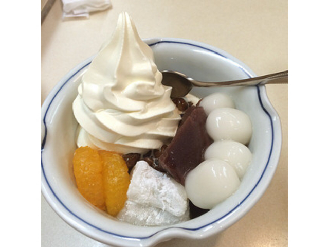 白玉クリームあんみつ_あんみつみはし