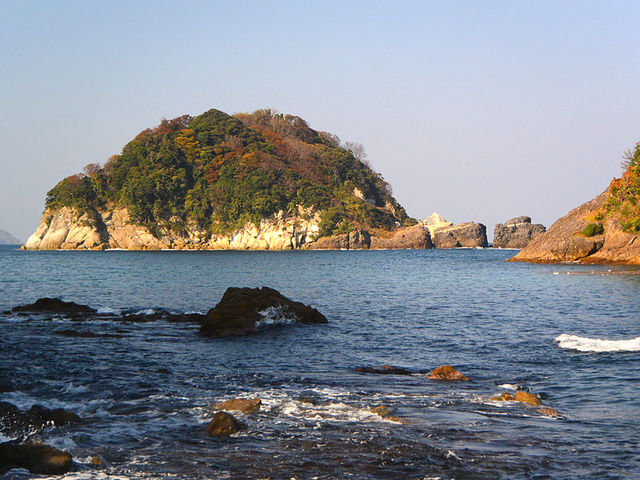 香住海岸 香住浜から三田浜への道路から_香住海岸