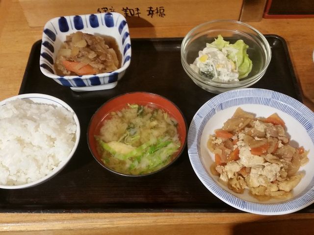 選んだおかず_高見馬場食堂