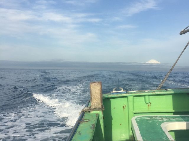 右のほうに小さいけど。_釣船 喜久丸