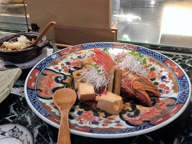 キンキの煮つけ_魚貝三昧 げん屋