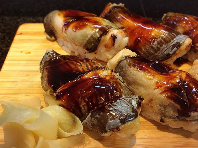 アナゴ寿司が美味しかったです。_寿司 乃池
