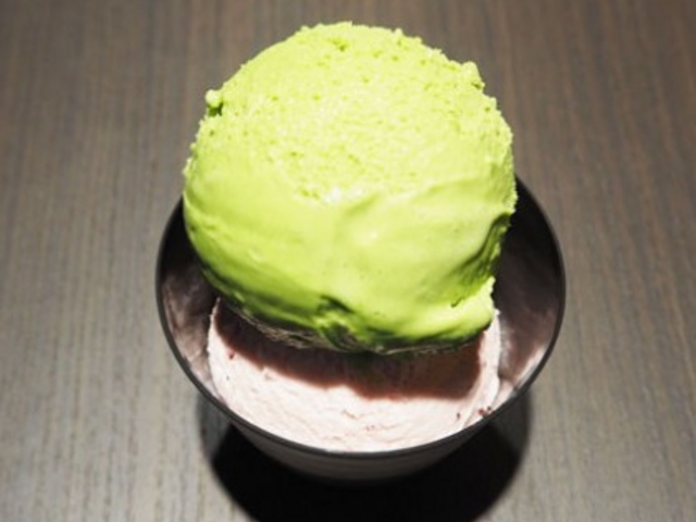 抹茶ジェラートが美味しかったです。_壽々喜園 浅草本店
