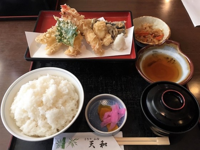 天ぷら定食_和食 うなぎ 天和