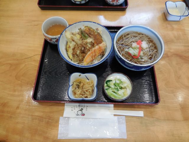 天丼セット_きすげの郷 蕎粋庵